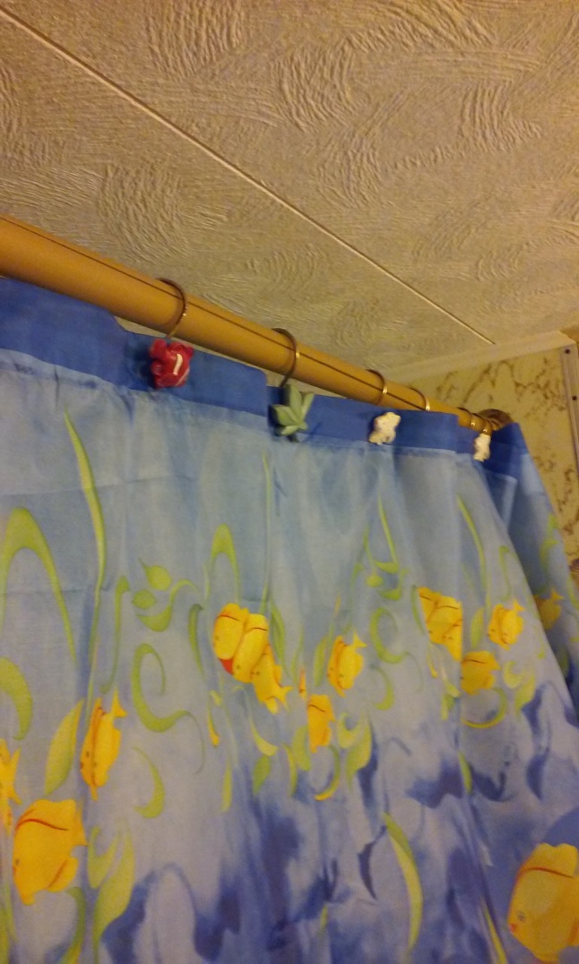 fish shower curtain hooks
