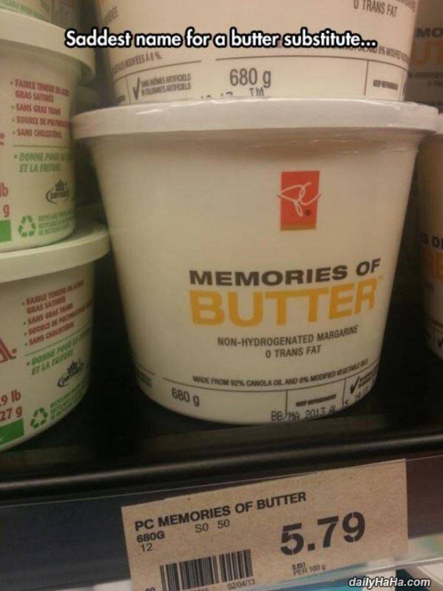 memories of butter
