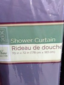 slob, humor, NOT purple shower curtain