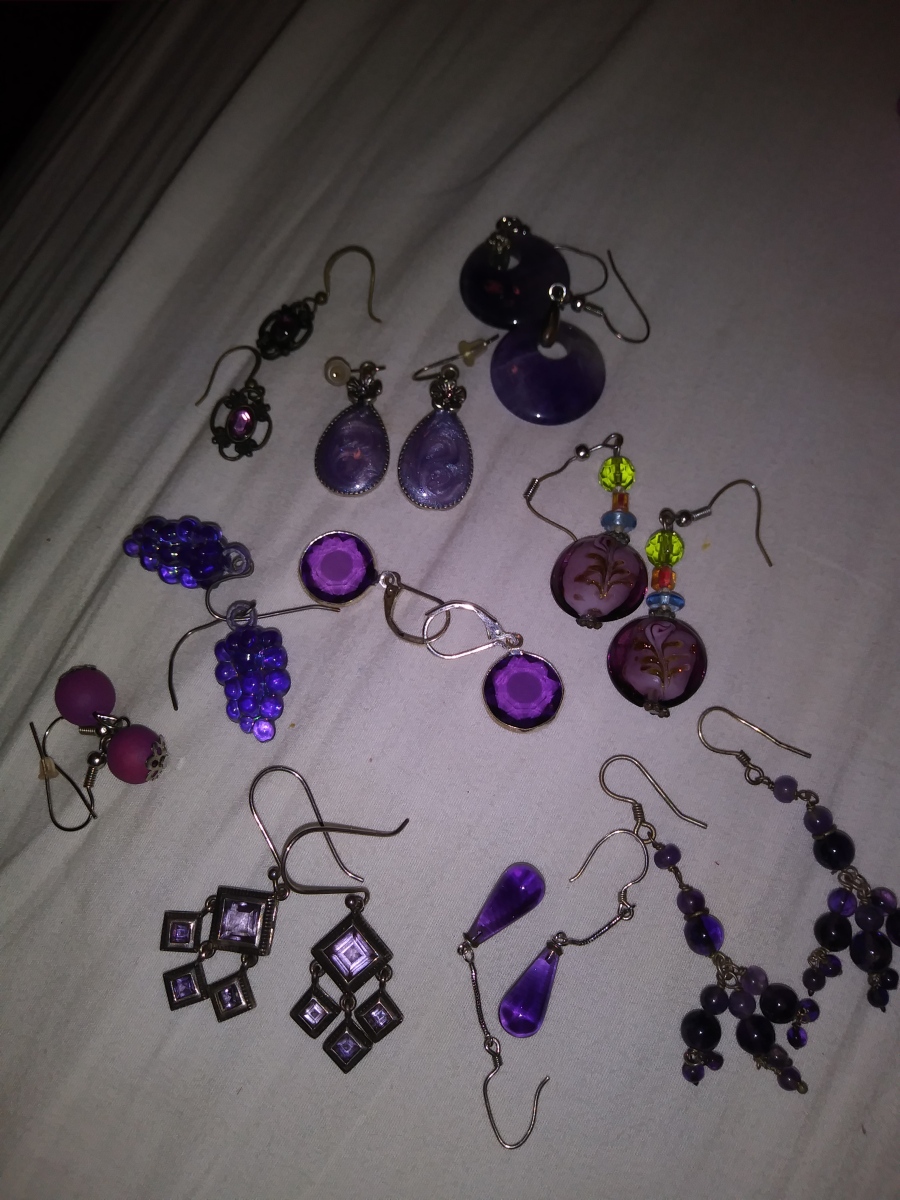 slob, humor, all the purple earrings